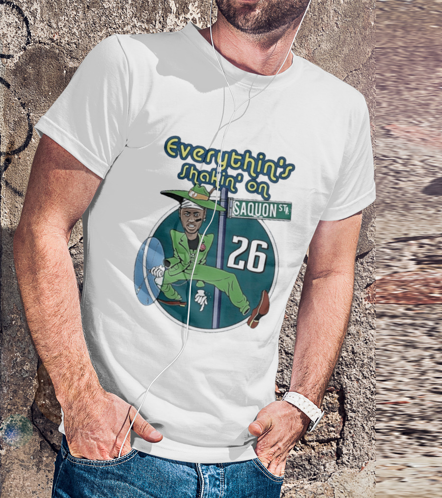 Saquon Barkley Everythin's Shakin' On Saquon St 26 T-Shirt