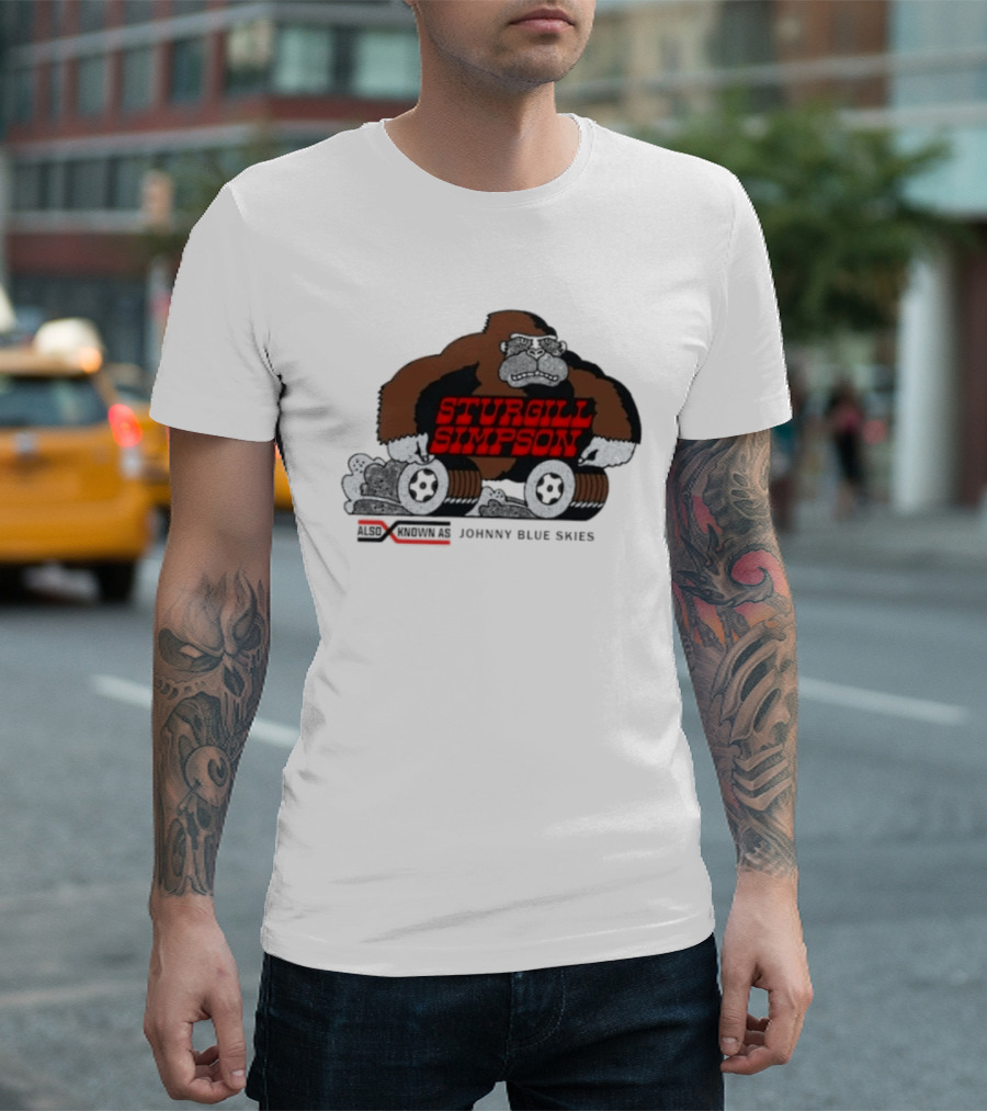 Sturgill Simpson Johnny Blue Skies Monster Truck Madness T-Shirt
