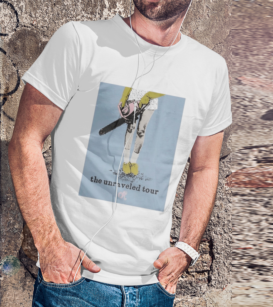 The Unraveled Tour Chainsaw Illustration OR OR Concert Music T-Shirt