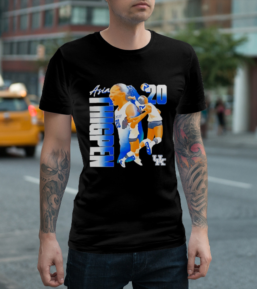 Asia Thigpen Kentucky Volleyball 20 UK Wildcats T-Shirt