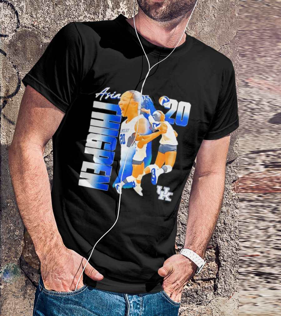 Asia Thigpen Kentucky Volleyball 20 UK Wildcats T-Shirt