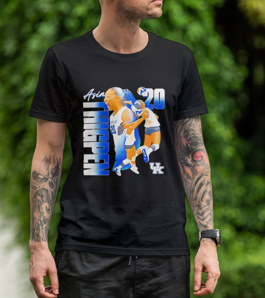 Asia Thigpen Kentucky Volleyball 20 UK Wildcats T-Shirt