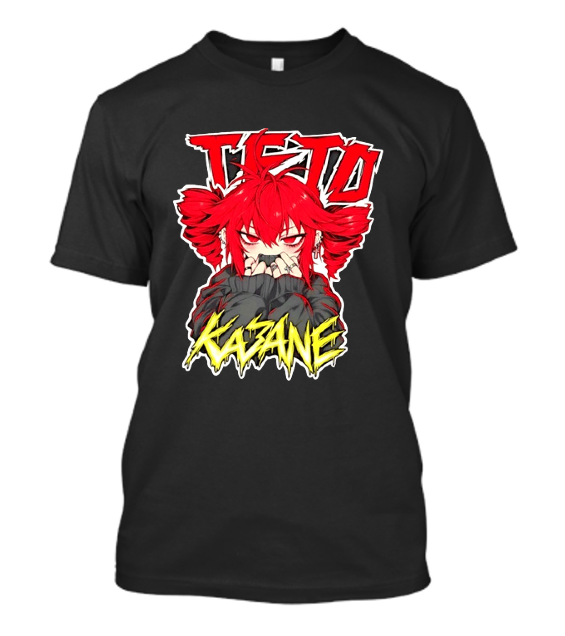 Teto Kasane Vocaloid Anime Manga Character Fan T-Shirt
