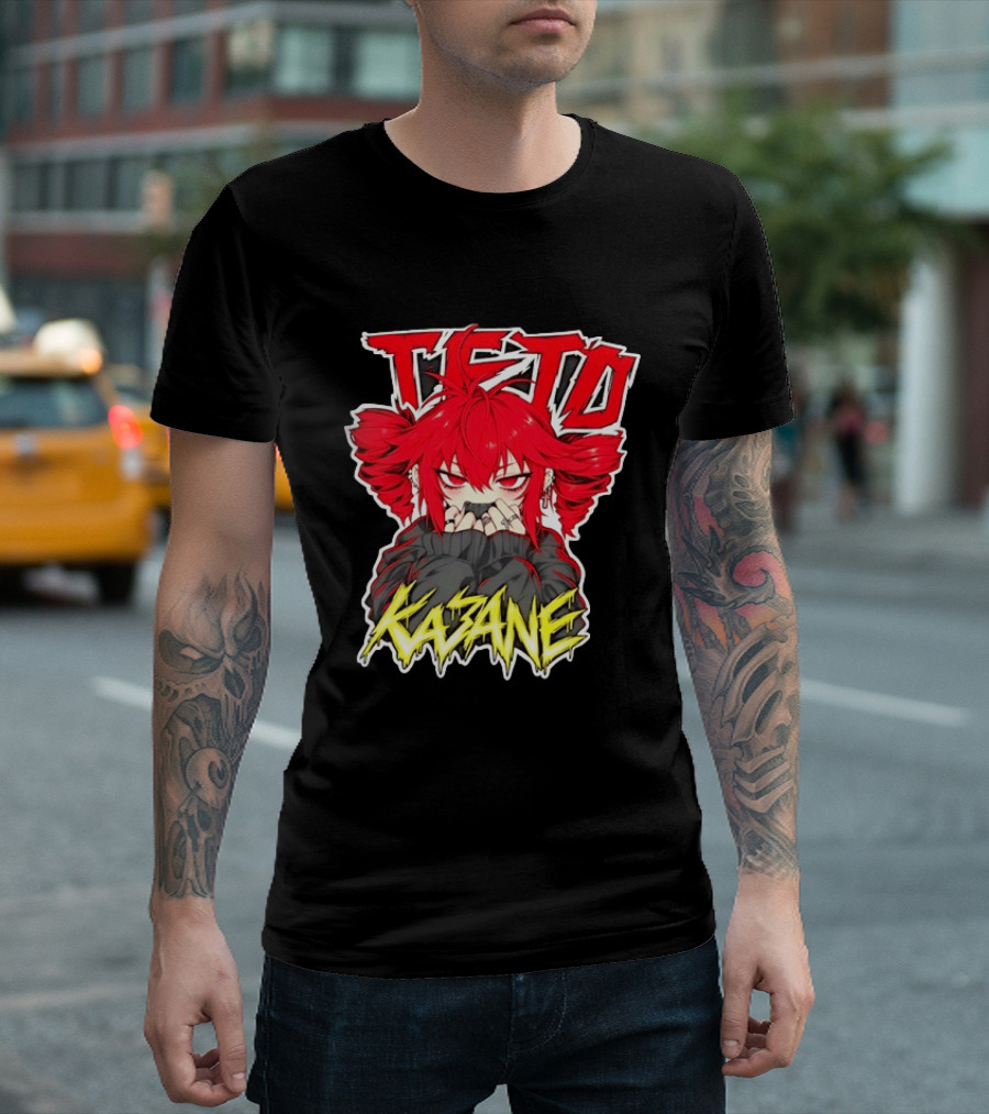 Teto Kasane Vocaloid Anime Manga Character Fan T-Shirt
