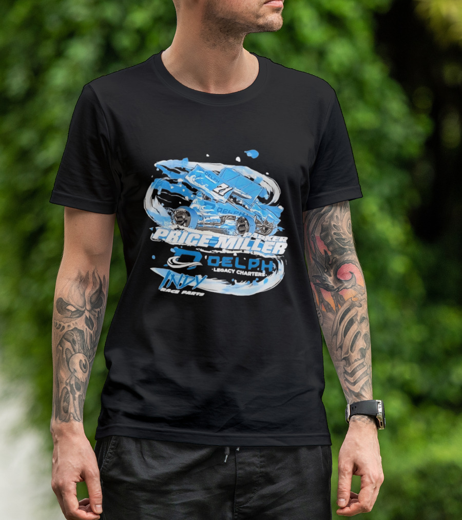 Parker Price Miller Delph Legacy Charters 21 Indy Race Parts Sprint Car T-Shirt