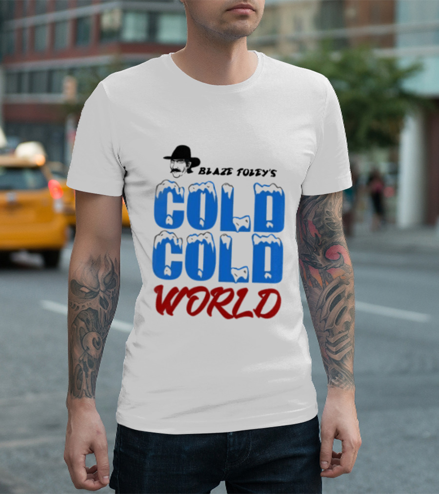 Blaze Foley's Cold Cold World Country Music T-Shirt