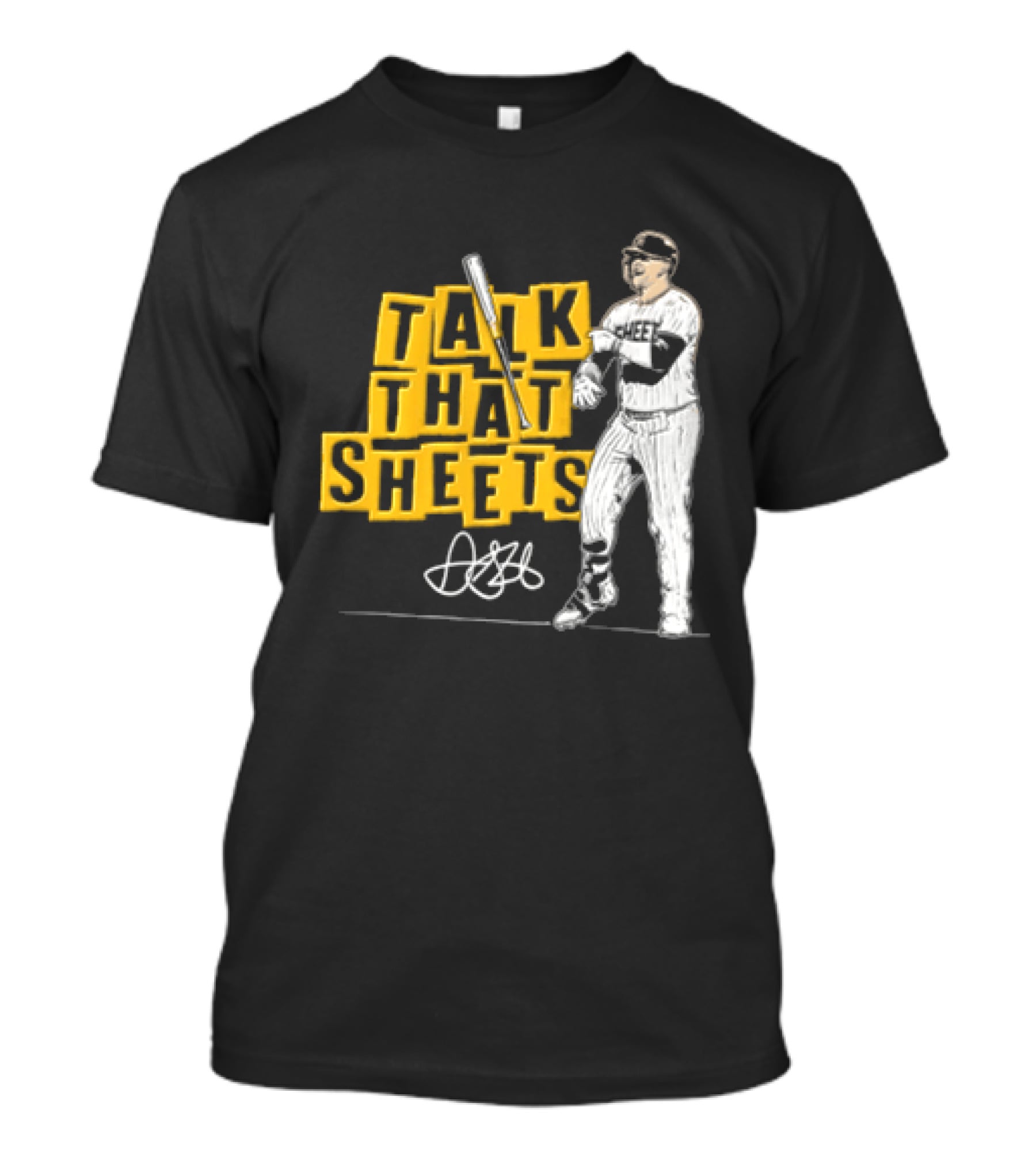San Diego Padres Fernando Tatis Jr Talk That Sheets Baseball Player Batting Pose 23 T-Shirt