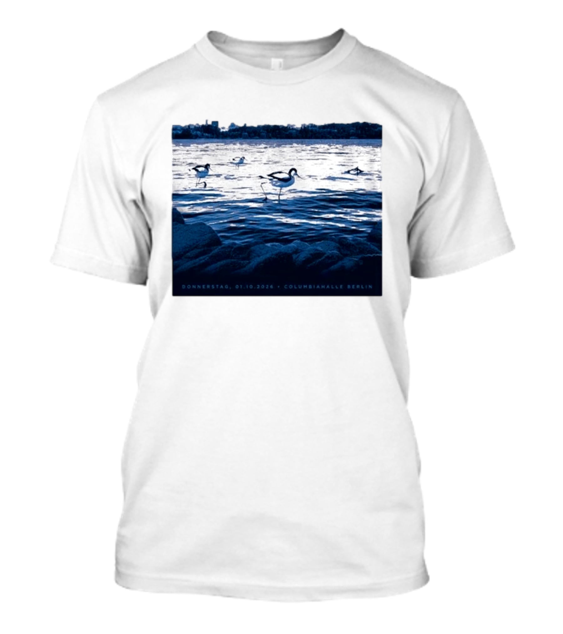Donnerstag 01.10.2026 Columbiahhalle Berlin Death Cab For Cutie Birds By Water T-Shirt