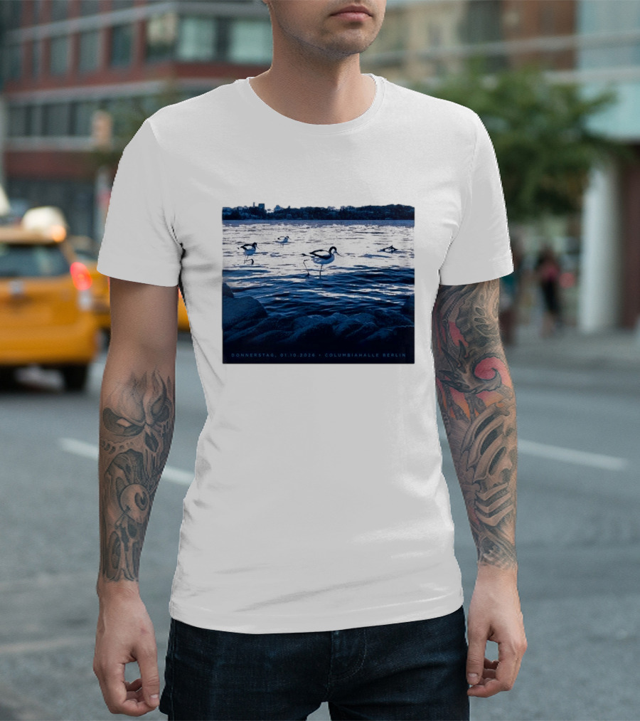 Donnerstag 01.10.2026 Columbiahhalle Berlin Death Cab For Cutie Birds By Water T-Shirt