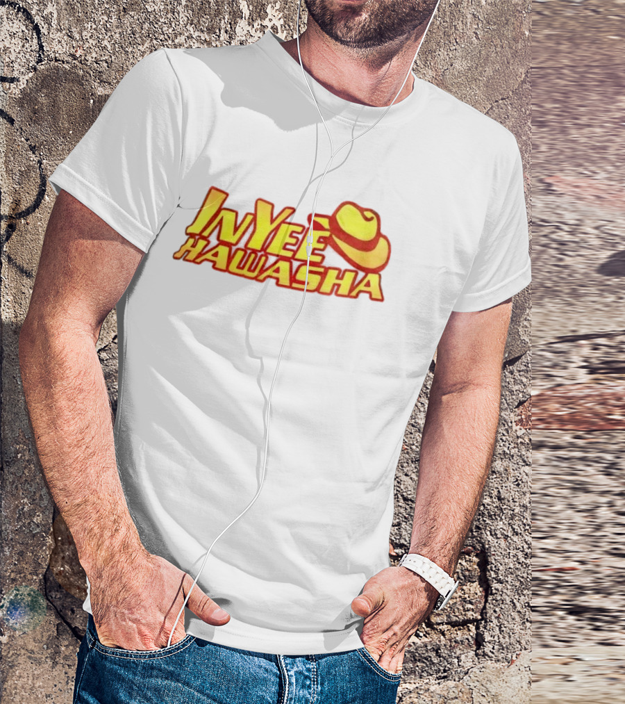 Inyee Hawasha Yellow Red Cowboy Hat T-Shirt