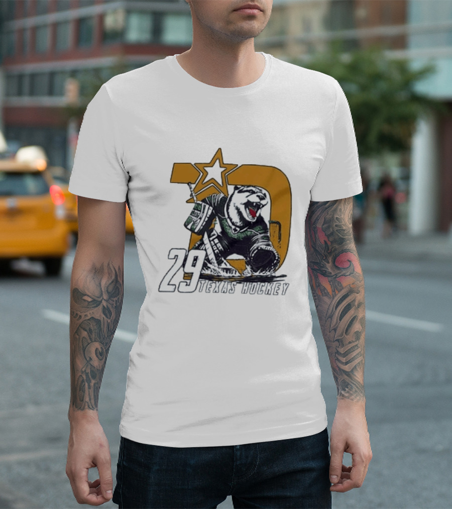 Texas Hockey Otter 29 Dallas Stars T-Shirt