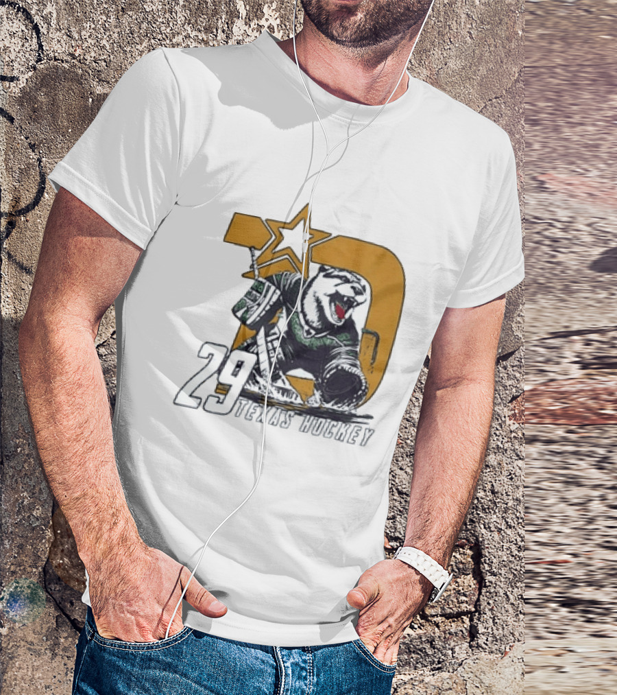 Texas Hockey Otter 29 Dallas Stars T-Shirt