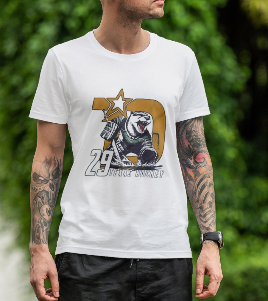 Texas Hockey Otter 29 Dallas Stars T-Shirt