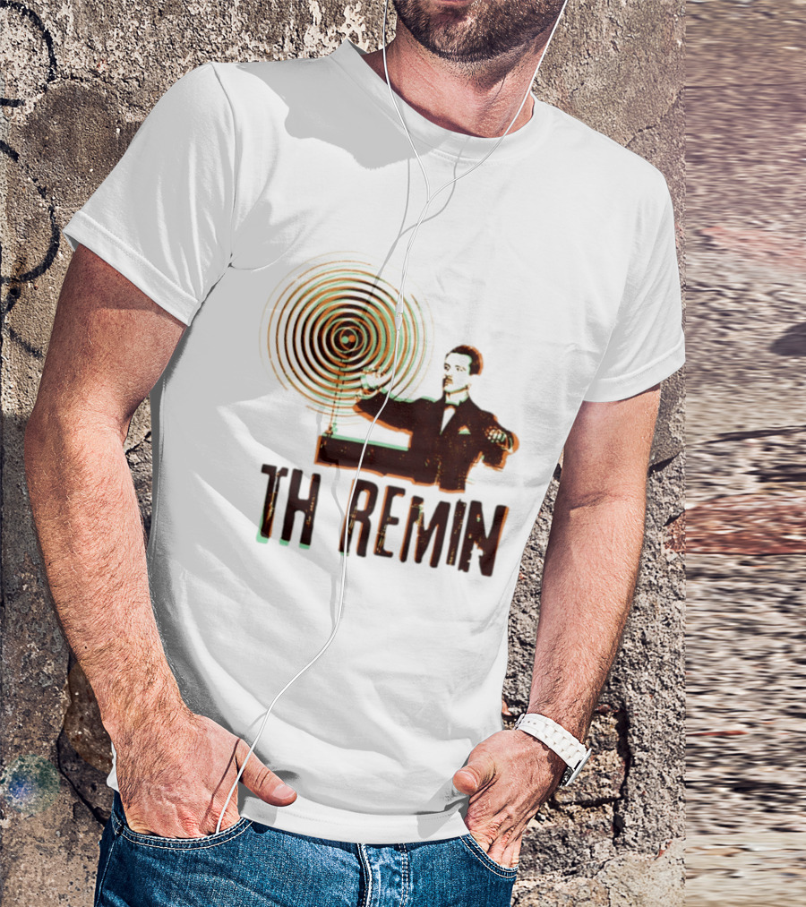 Theremin Electronic Music Leon Theremin Playing Instrument T-Shirt