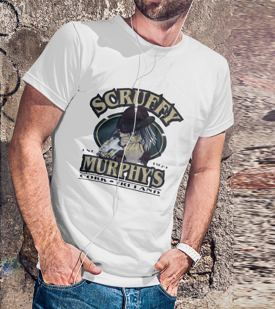 Scruffy Murphys Cork Ireland Est 1929 Irish Pub Vintage Character With Beer T-Shirt