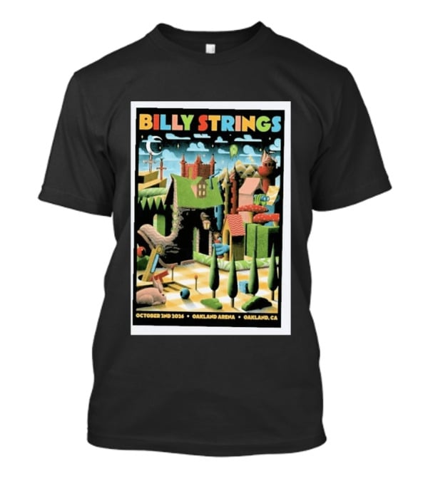 Billy Strings Oakland Arena October 2 2026 Surreal Landscape T-Shirt