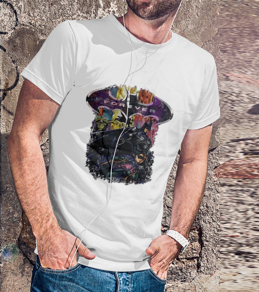 Batman Forever Gotham Robin DC Comics Superhero Action Adventure T-Shirt