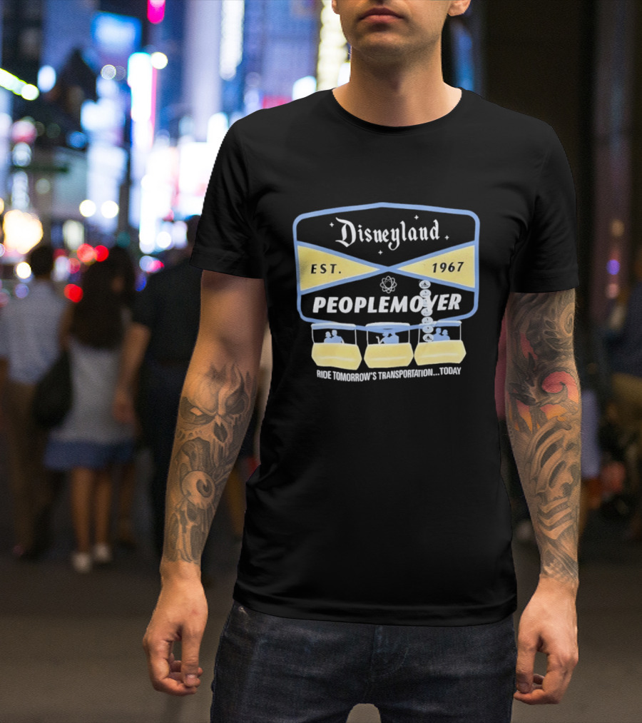 Disneyland PeopleMover EST 1967 Ride Tomorrow's Transportation Today T-Shirt