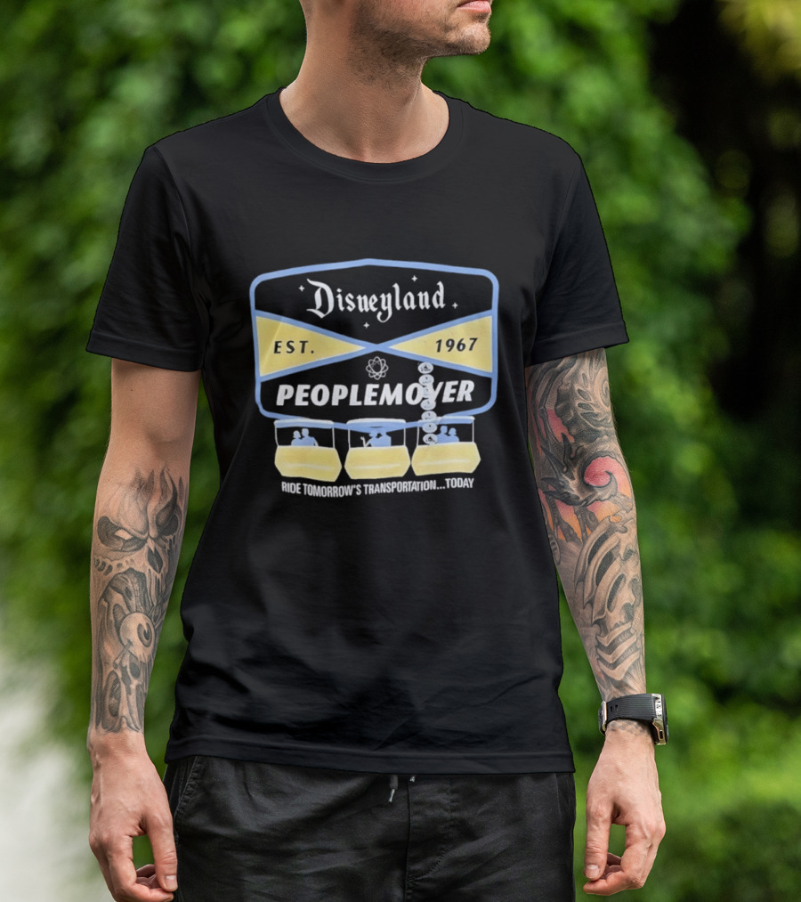 Disneyland PeopleMover EST 1967 Ride Tomorrow's Transportation Today T-Shirt
