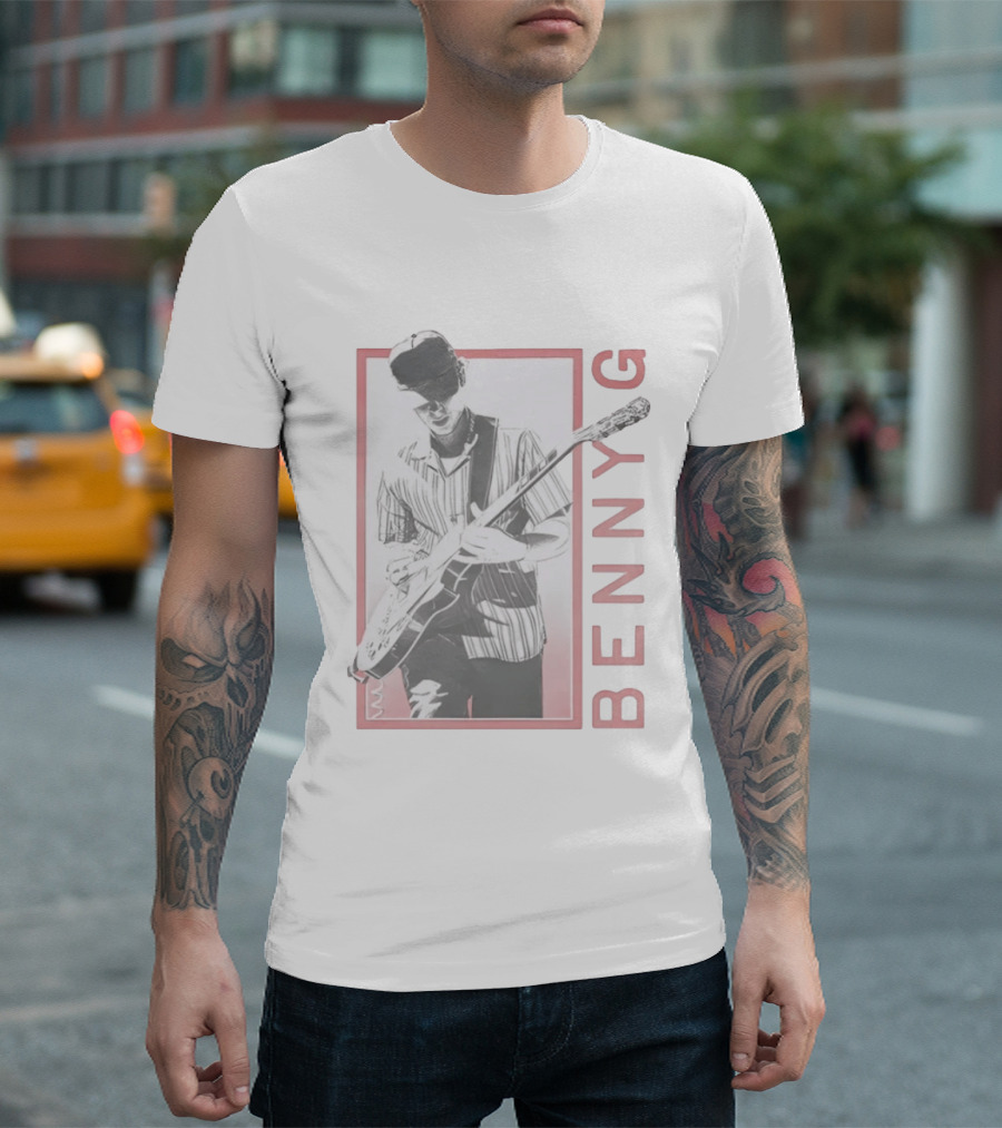 Benny G Guitarist Musician Player T-Shirt