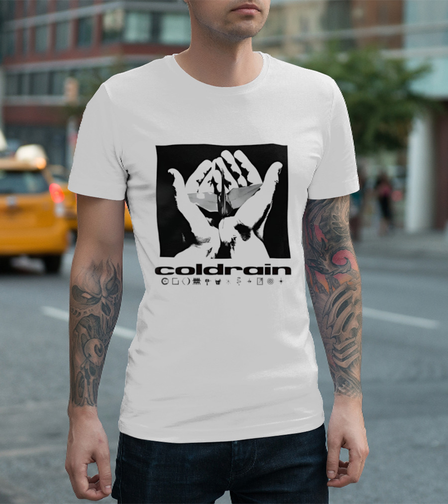 Coldrain Origami Hands Japanese Rock Band T-Shirt