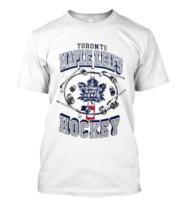 Toronto Maple Leafs Hockey NHL Distressed Vintage Style Sports Fan T-Shirt