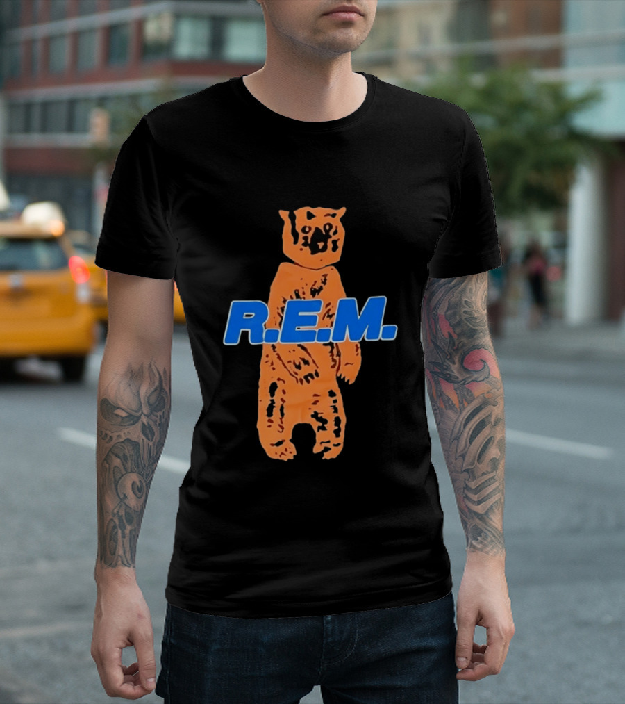 R.E.M. Bear Alternative Rock Band T-Shirt