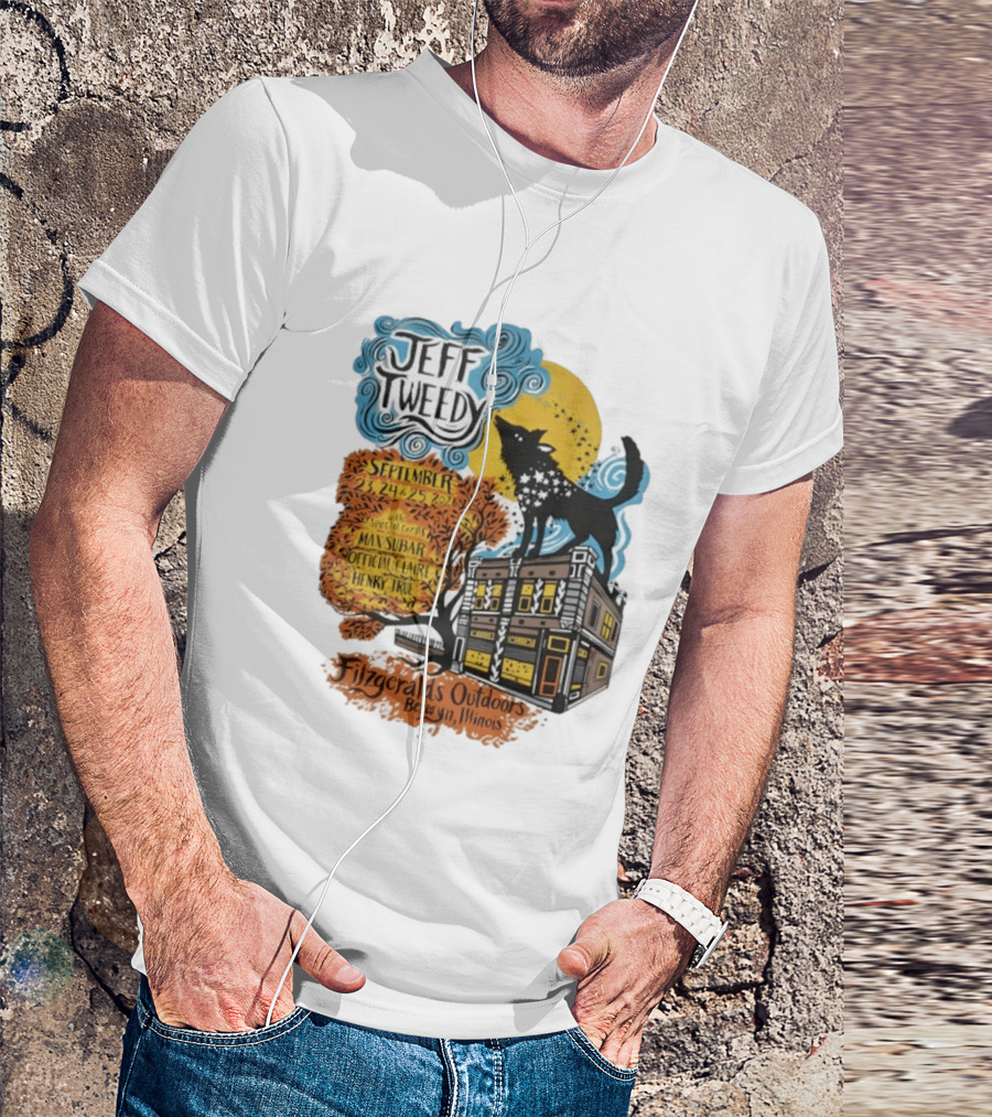 Jeff Tweedy September 24 25 2026 With Mavis Staples FitzGeralds Outdoors Berwyn Illinois T-Shirt