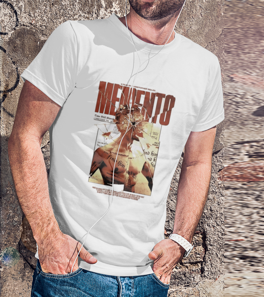 Memento Christopher Nolan Guy Pearce Crime Thriller T-Shirt
