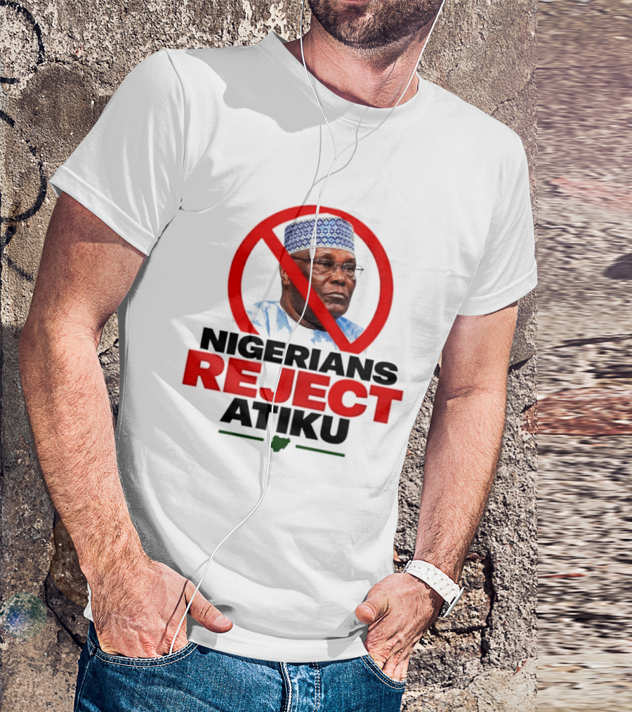 Nigerians Reject Atiku Political Protest Red Circle Image T-Shirt