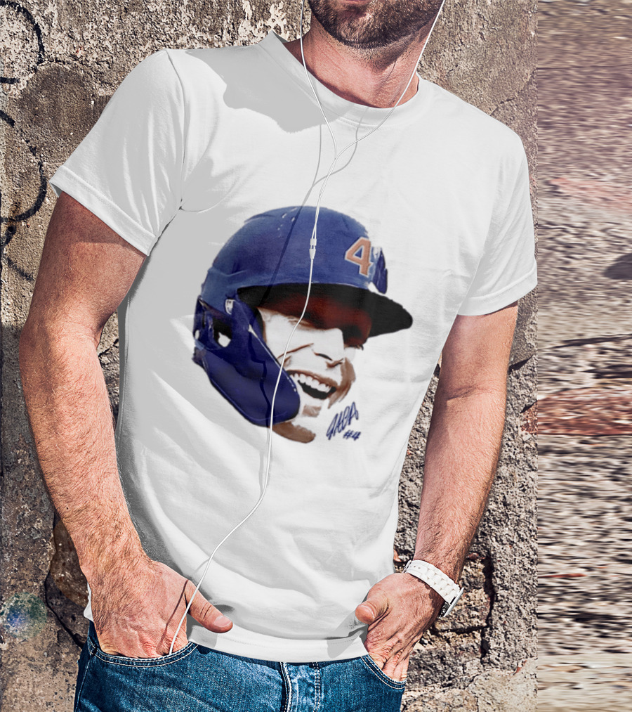 Pete Crow Armstrong Chicago Cubs Big Head Number 40 Baseball T-Shirt