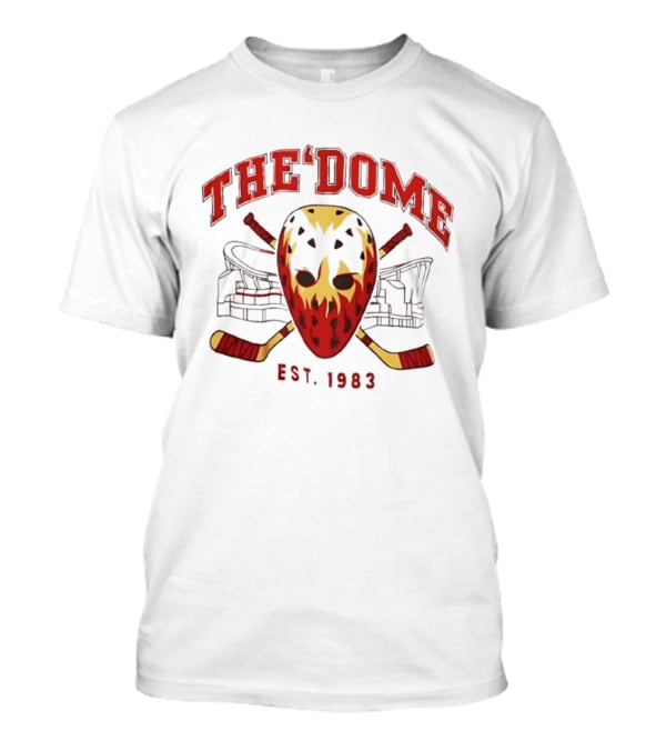 The Dome Est 1983 Hockey Mask Crossed Sticks Arena T-Shirt