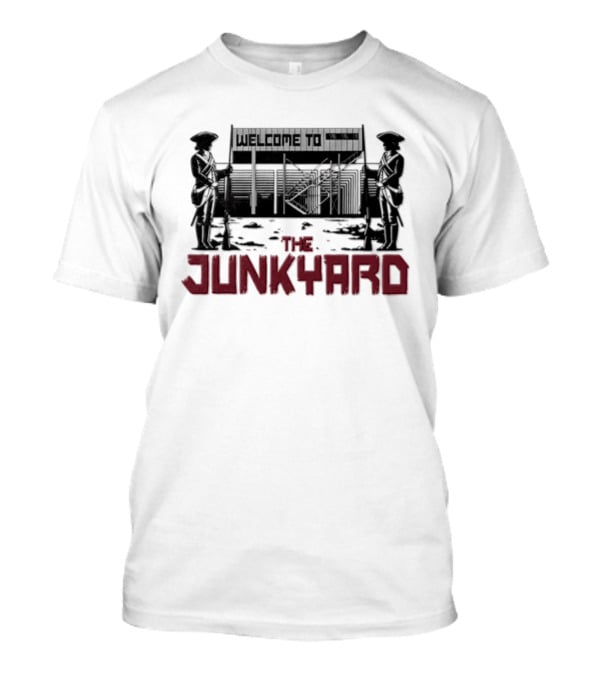 Welcome To The Junkyard Police Silhouette Scene T-Shirt