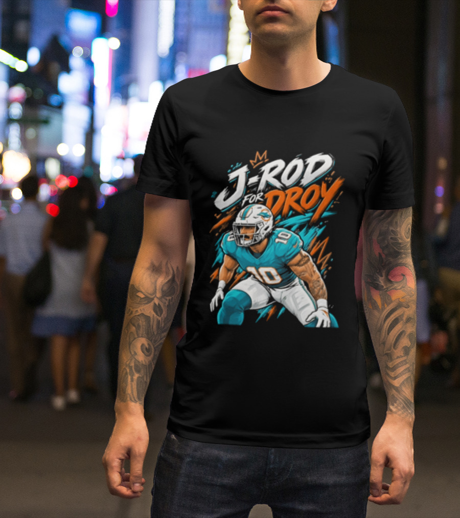 Miami Dolphins J Rod Droy Tyreek Hill Fan T-Shirt