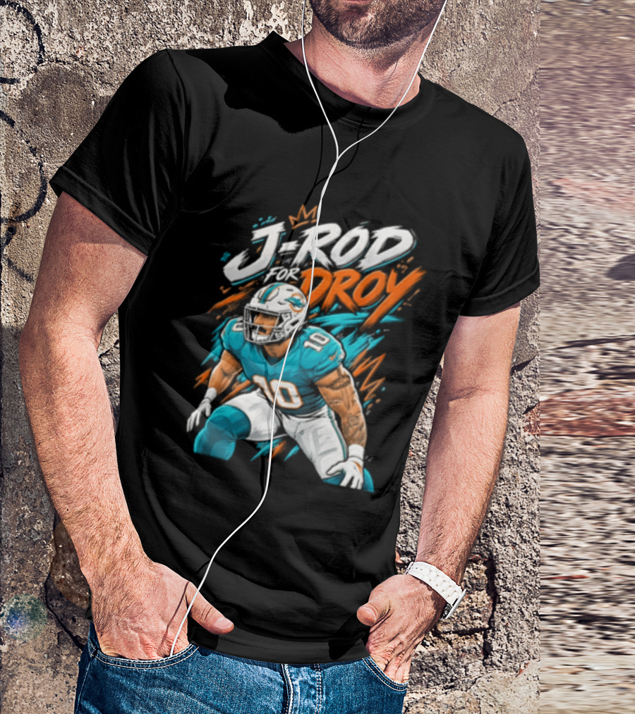 Miami Dolphins J Rod Droy Tyreek Hill Fan T-Shirt