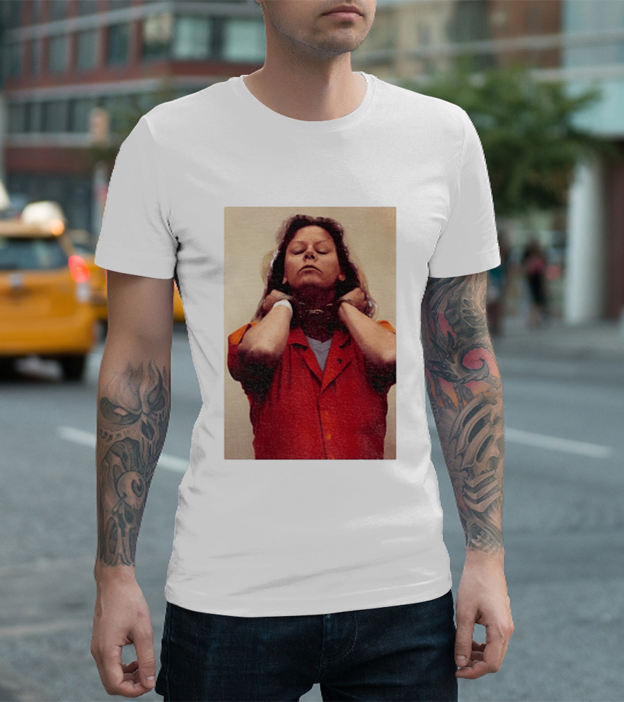 Aileen Wuornos True Crime Iconic Orange Jumpsuit Political T-Shirt