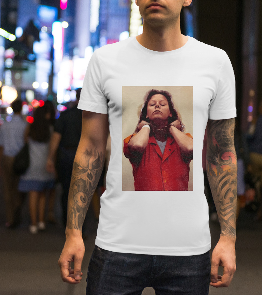 Aileen Wuornos True Crime Iconic Orange Jumpsuit Political T-Shirt