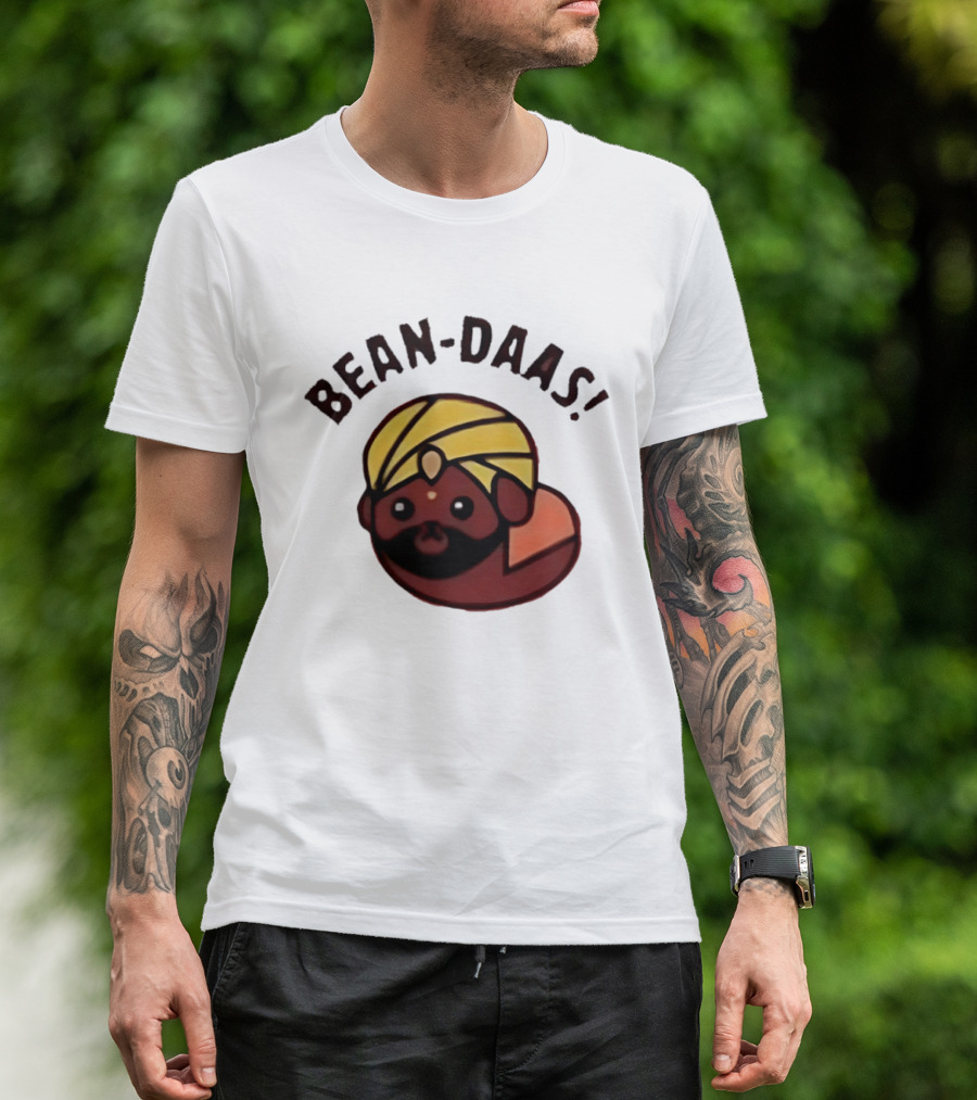 Bean Daas Turbaned Character With Mustache And Beard T-Shirt