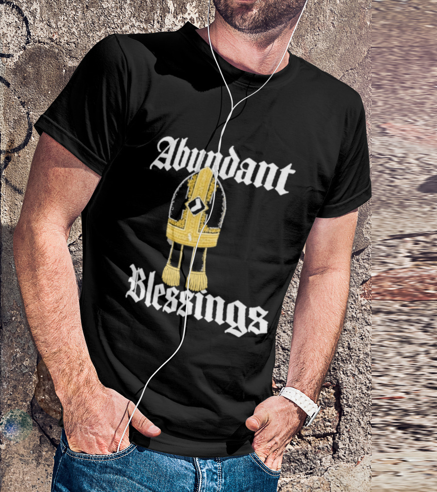 Abundant Blessings White Sox Pope Hat T-Shirt