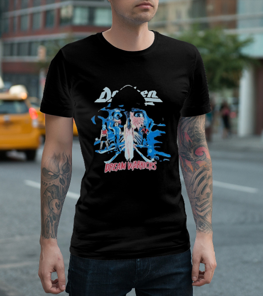 Dokken Dream Warriors A Nightmare On Elm Street Horror Music Collaboration T-Shirt