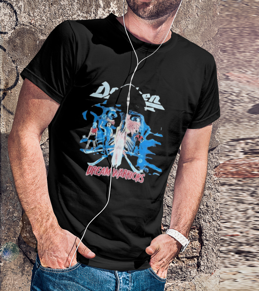 Dokken Dream Warriors A Nightmare On Elm Street Horror Music Collaboration T-Shirt