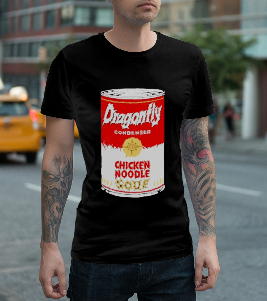 Dragonfly Condensed Chicken Noodle Soup T-Shirt