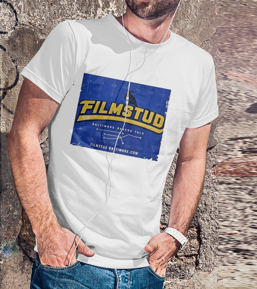 Filmstud Baltimore Ravens Talk Football FilmstudBaltimore.com T-Shirt