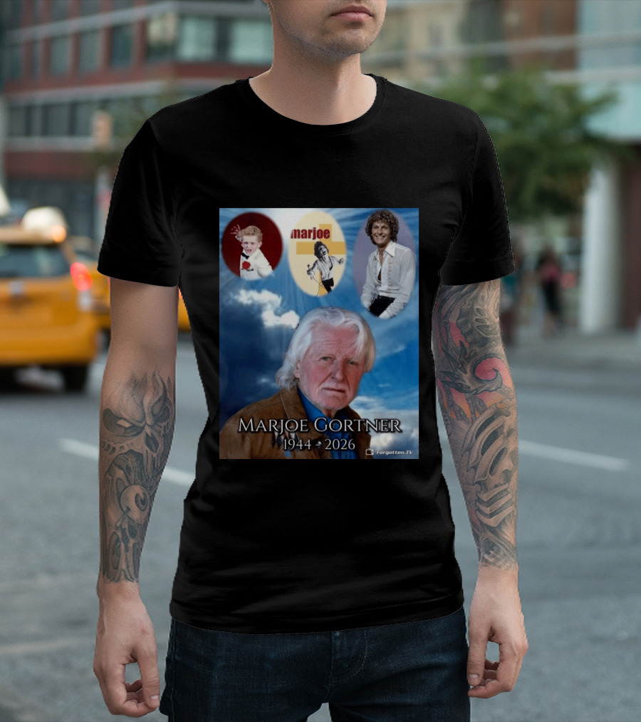 Marjoe Gortner 1944 2026 Forgotten TV Tribute Collage T-Shirt