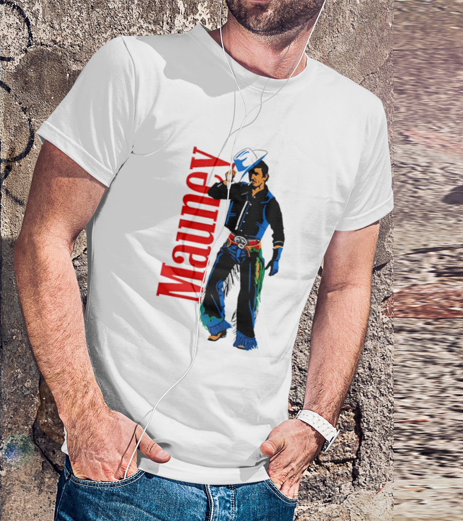 JB Mauney Bull Rider Cowboy Style Western T-Shirt