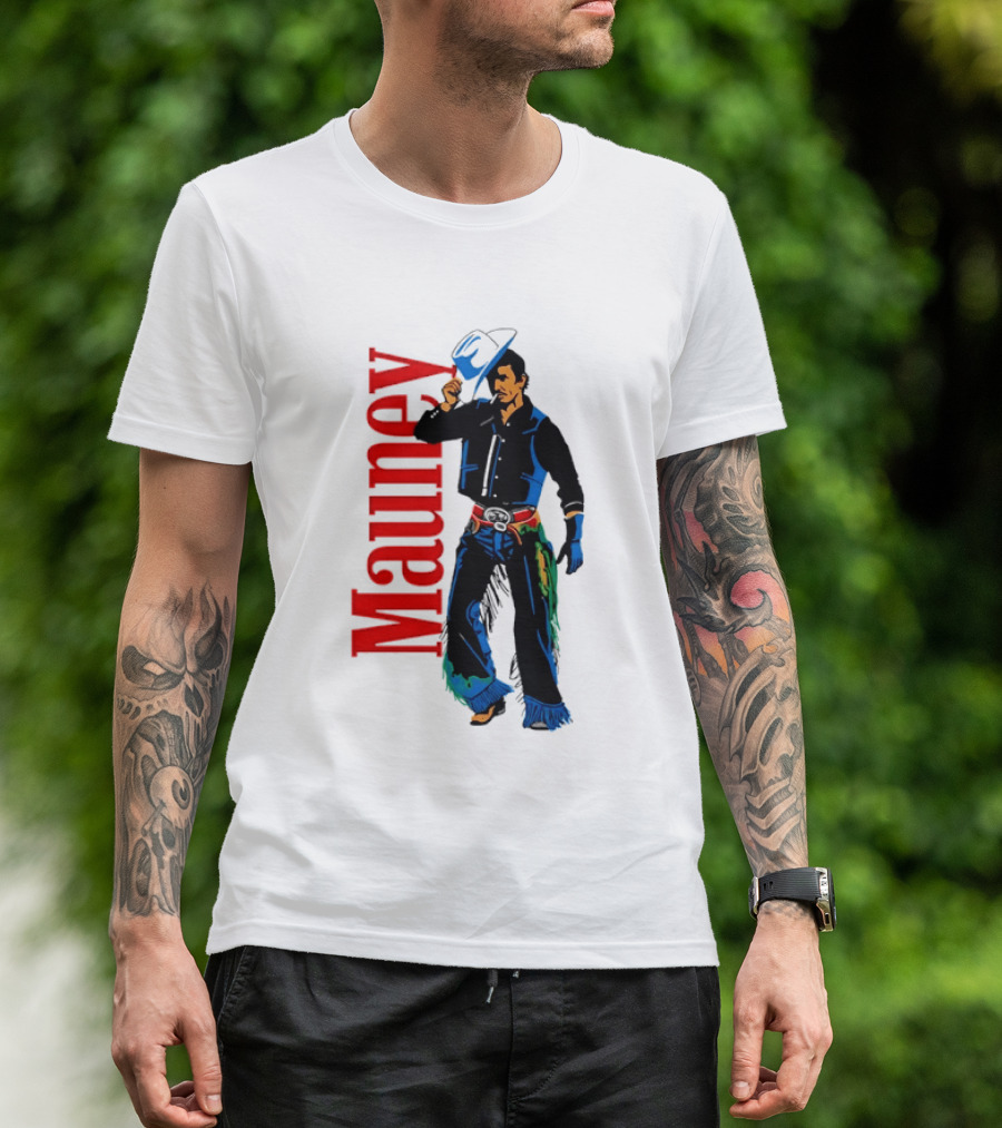JB Mauney Bull Rider Cowboy Style Western T-Shirt