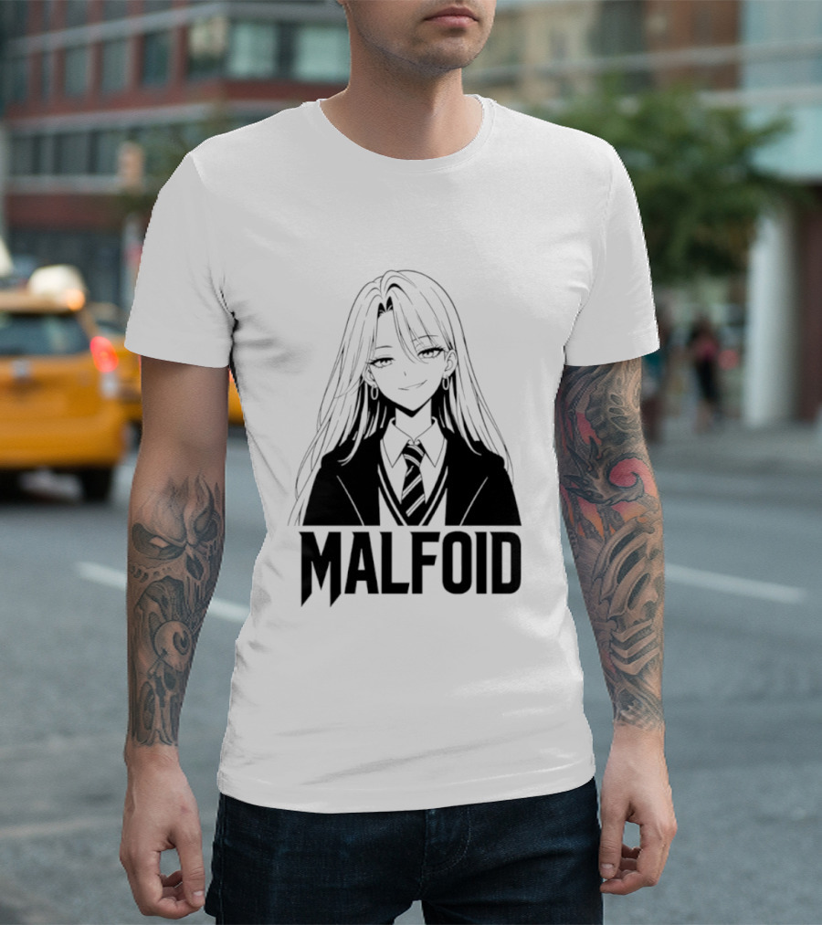 Malfoid Anime Wizard School Manga T-Shirt