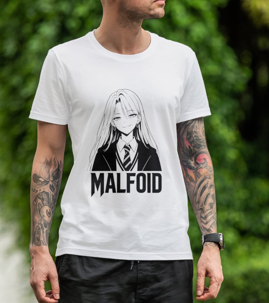 Malfoid Anime Wizard School Manga T-Shirt