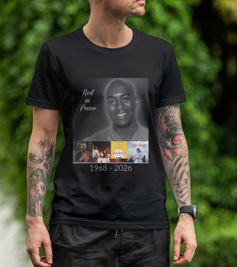 Rest In Peace Reggie McFadden 1968 2026 In Living Color Def Comedy Jam Little Nicky The Inkwell T-Shirt