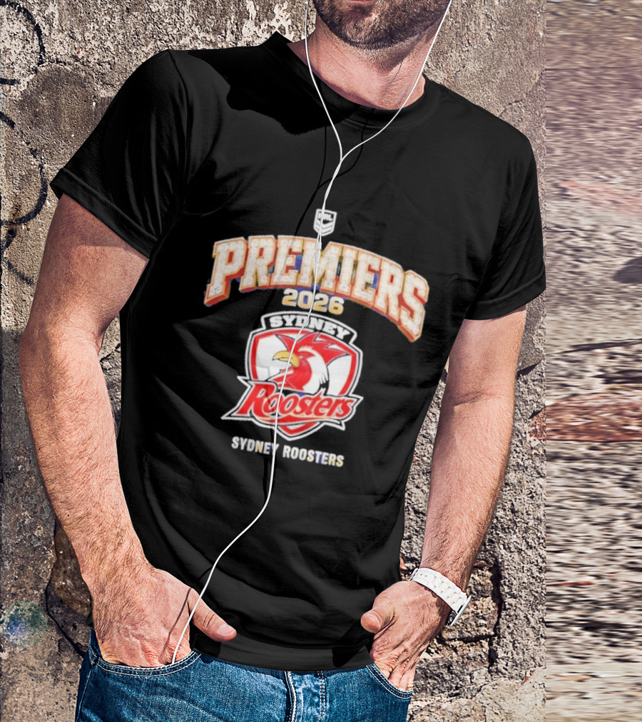 Sydney Roosters 2026 NRL Premiers Rugby Champions T-Shirt